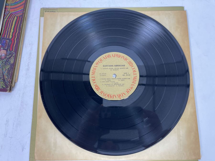 (4) Santana Vinyl Records [Photo 17]