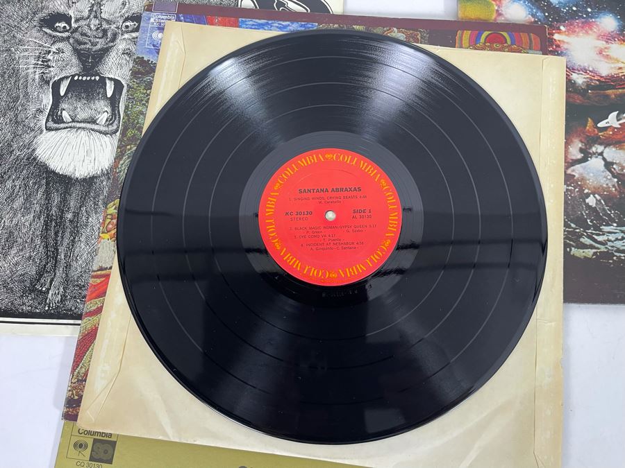 (4) Santana Vinyl Records [Photo 12]