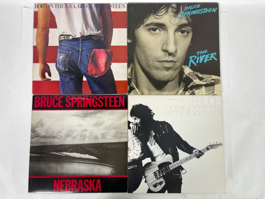 (4) Bruce Springsteen Vinyl Records