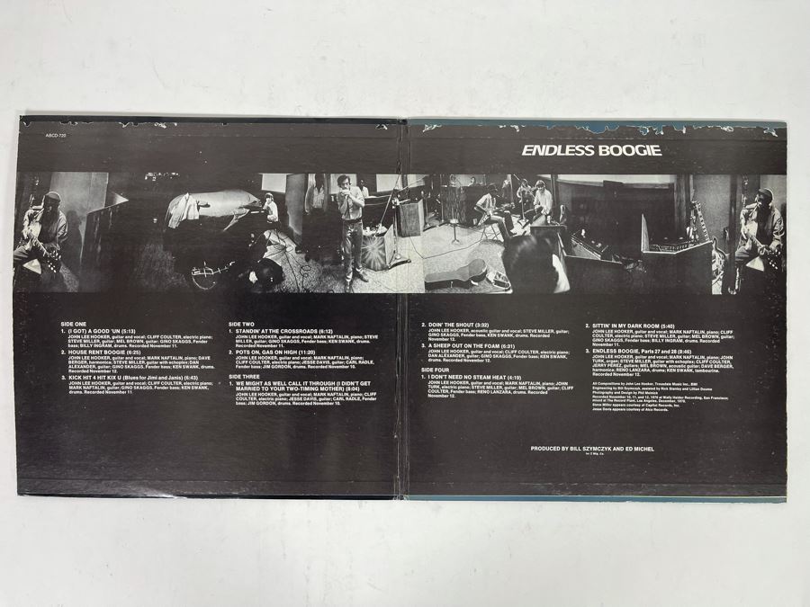 John Lee Hooker Endless Boogie Vinyl Record ABCD-720 [Photo 2]