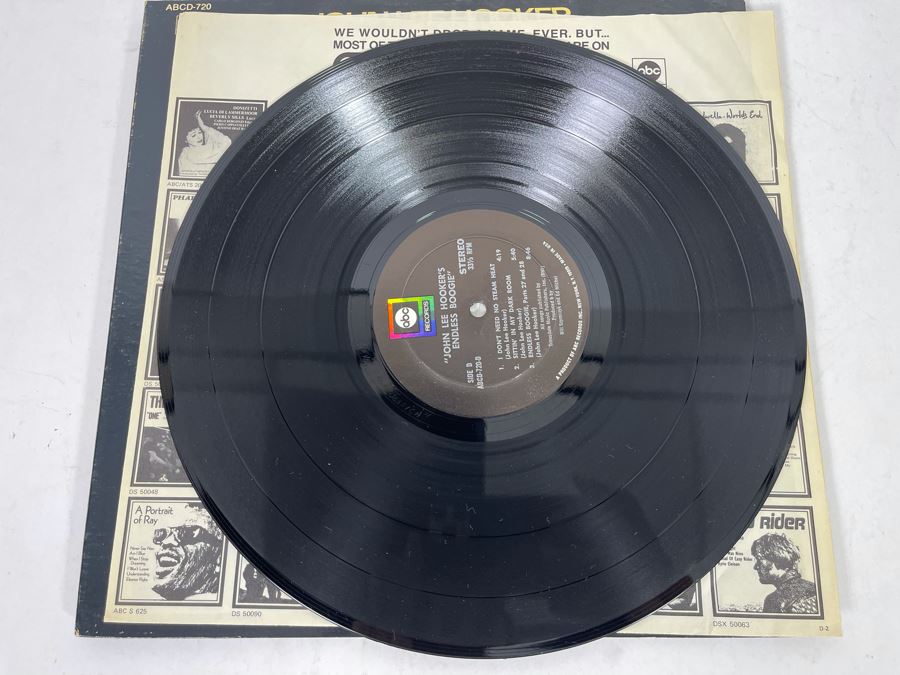 John Lee Hooker Endless Boogie Vinyl Record ABCD-720 [Photo 5]