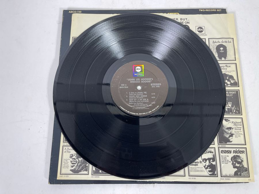 John Lee Hooker Endless Boogie Vinyl Record ABCD-720 [Photo 4]