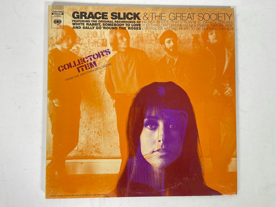 Grace Slick & The Great Society Vinyl Record [Photo 1]