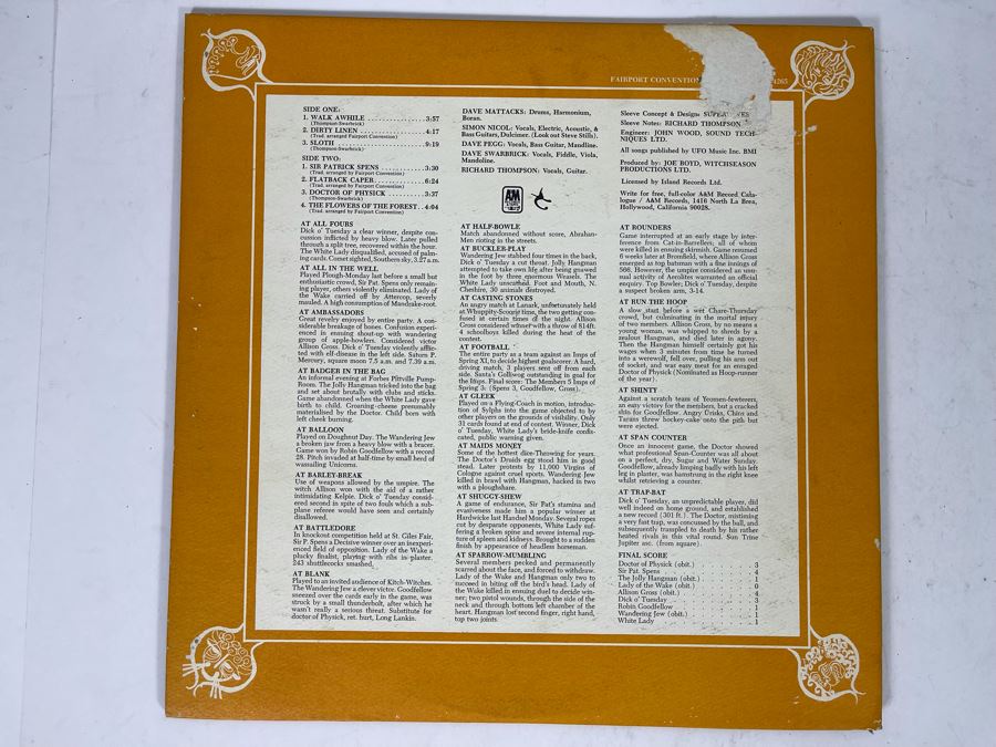 (3) Fairport Convention Vinyl Records [Photo 5]