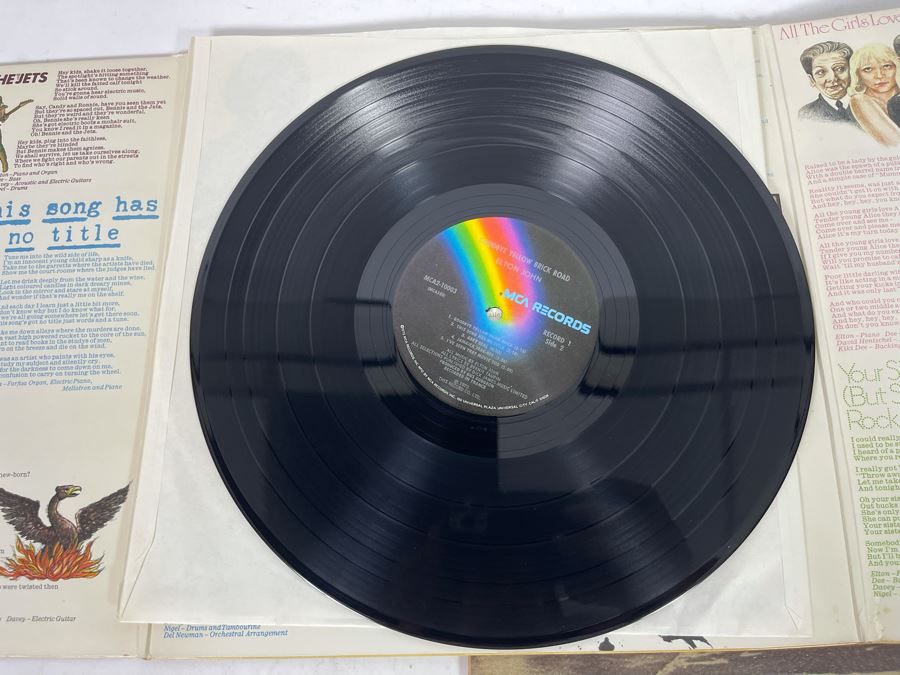 (2) Elton John Vinyl Records [Photo 11]