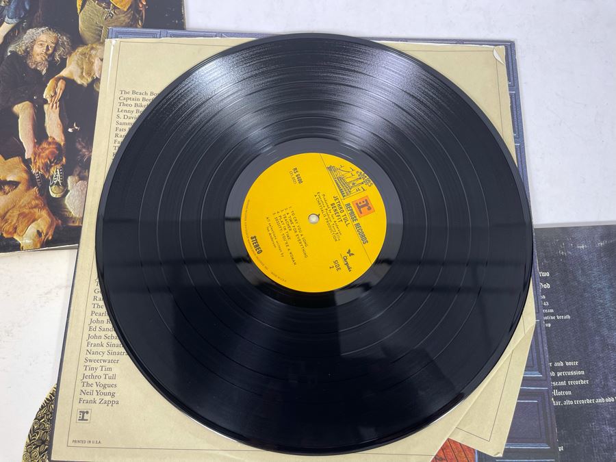 (4) Jethro Tull Vinyl Records [Photo 12]