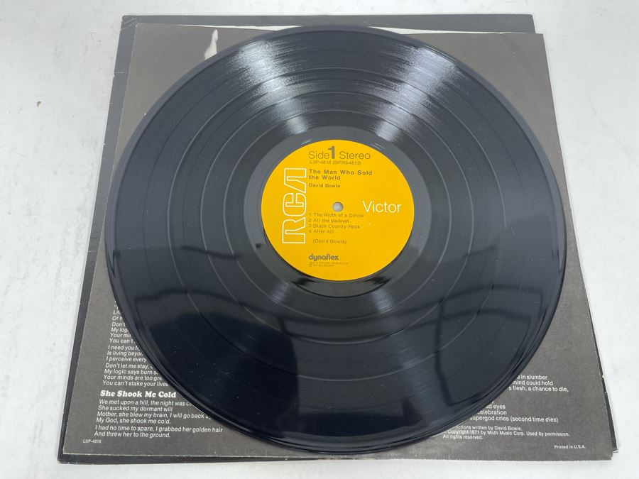 (3) David Bowie Vinyl Records Including Limited Edition Clear Vinyl The Rise And Fall Of Ziggy Stardust And The Spiders RALP 0134 [Photo 17]