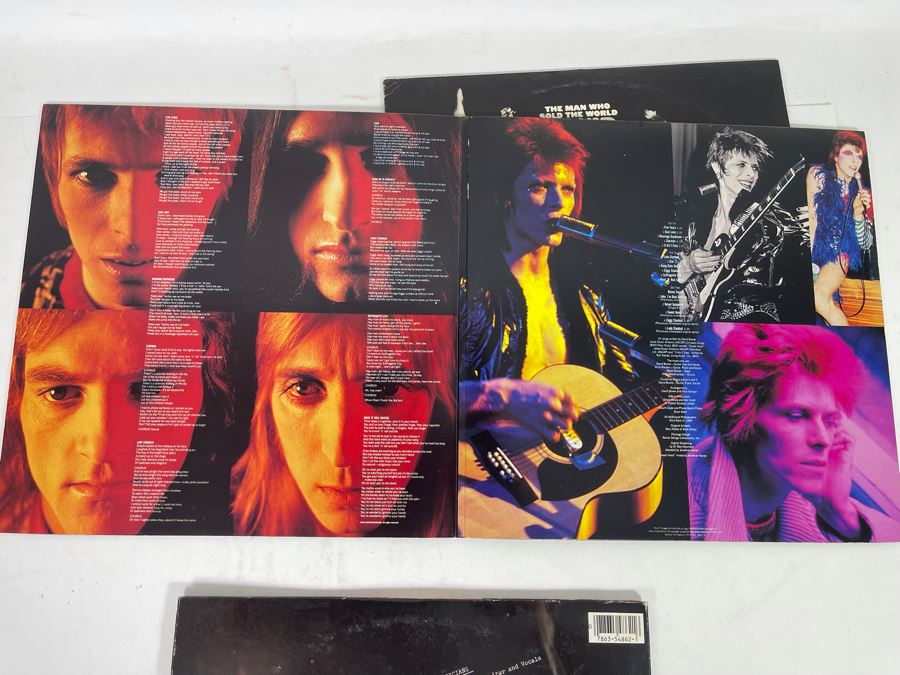(3) David Bowie Vinyl Records Including Limited Edition Clear Vinyl The Rise And Fall Of Ziggy Stardust And The Spiders RALP 0134 [Photo 10]