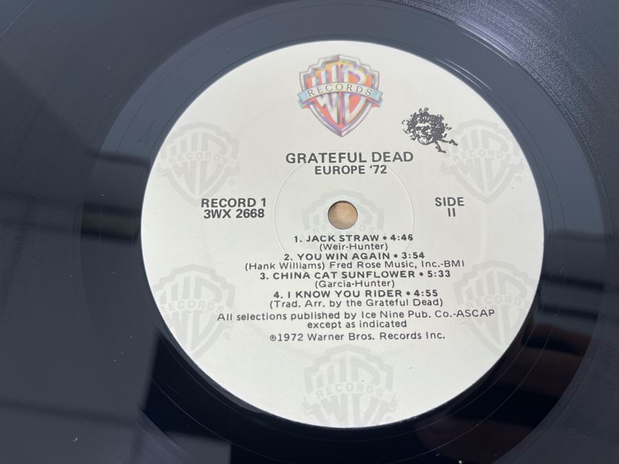 Grateful Dead Europe ’72 Vinyl Record Set - 3 Records Mint Condition [Photo 7]