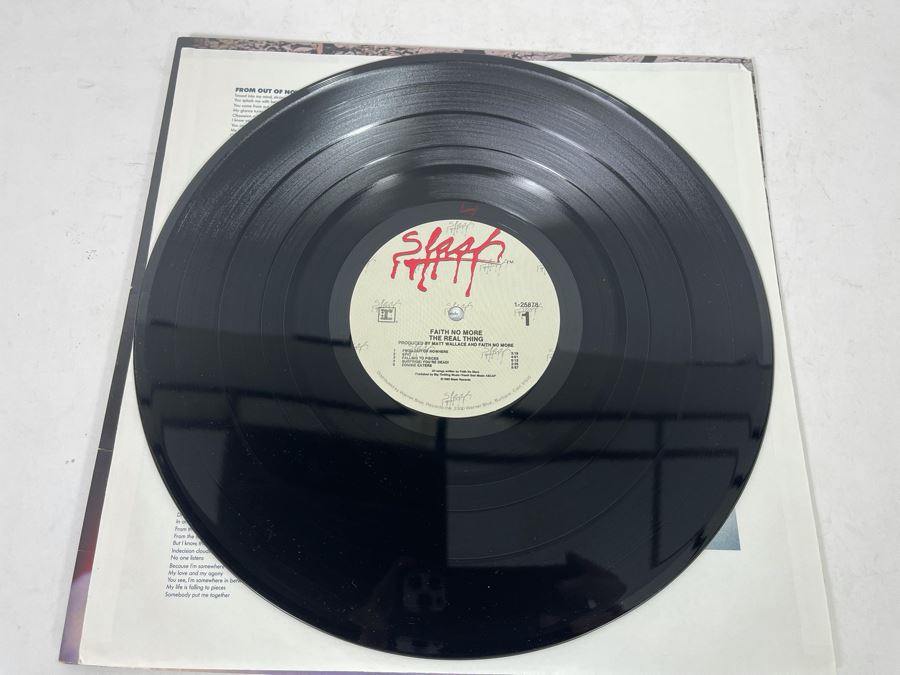 Faith No More The Real Thing Promo Vinyl Record [Photo 4]