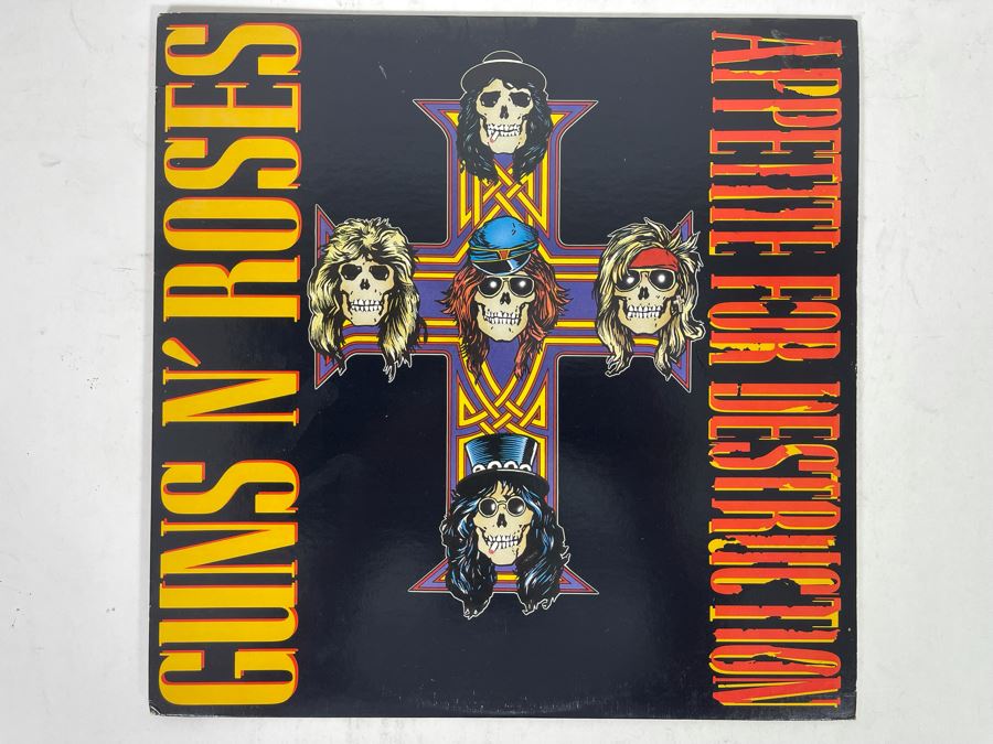 Guns N’ Roses Appetite For Destruction Vinyl Record [Photo 1]