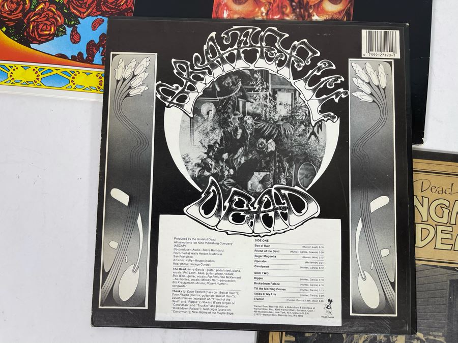 (4) Grateful Dead Vinyl Records