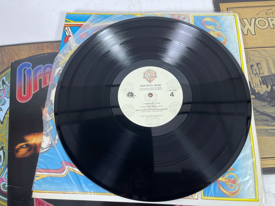 (4) Grateful Dead Vinyl Records