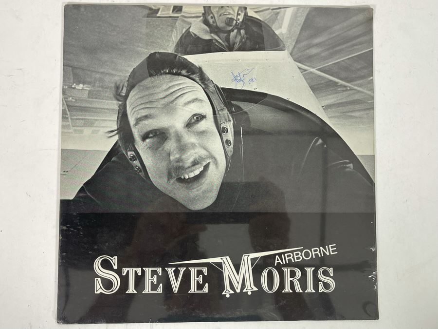 Signed / Sealed Steve Moris Airborne Vinyl Record  [Photo 1]