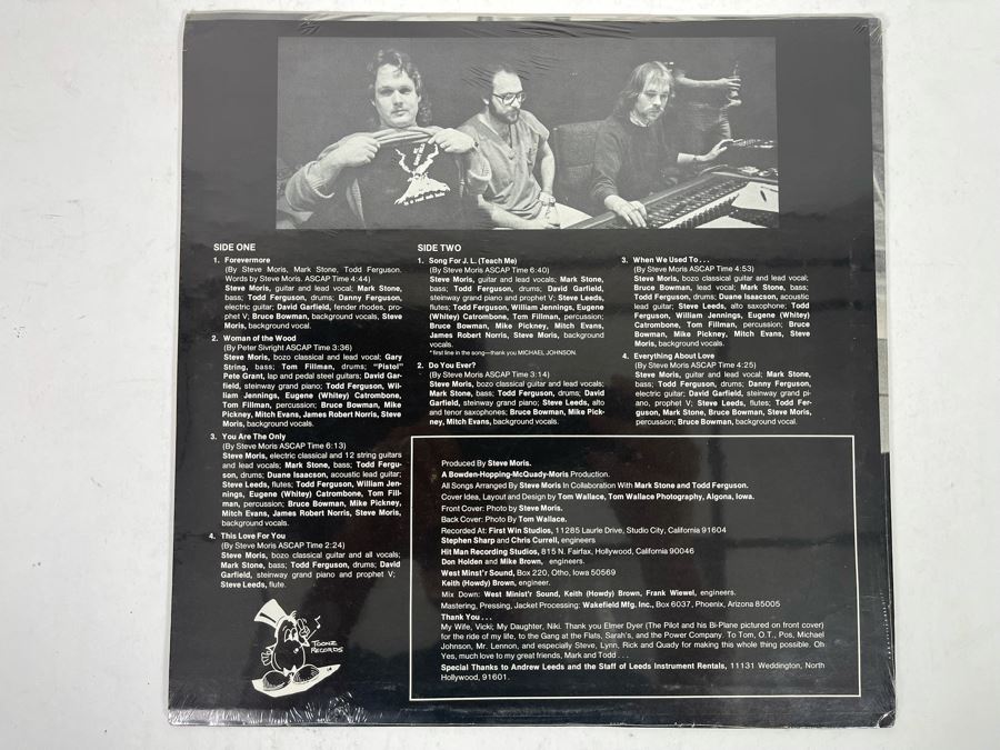 Signed / Sealed Steve Moris Airborne Vinyl Record  [Photo 4]