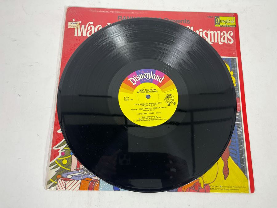 Disneyland Records ’Twas The Night Before Christmas Vinyl Record 1367 [Photo 3]