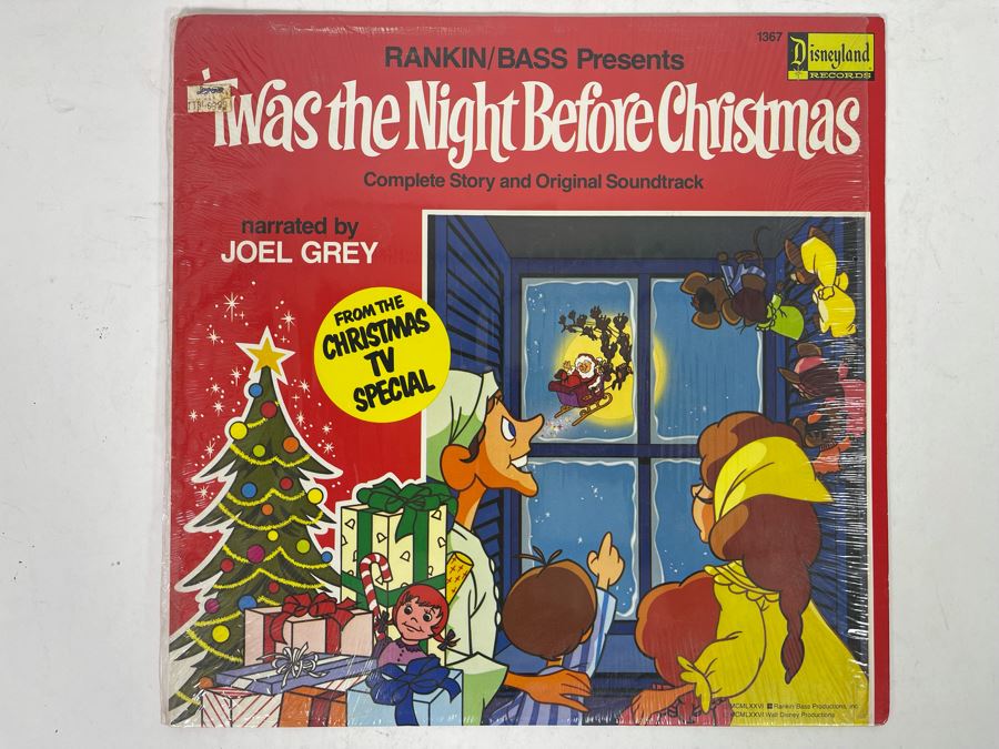 Disneyland Records ’Twas The Night Before Christmas Vinyl Record 1367 [Photo 1]