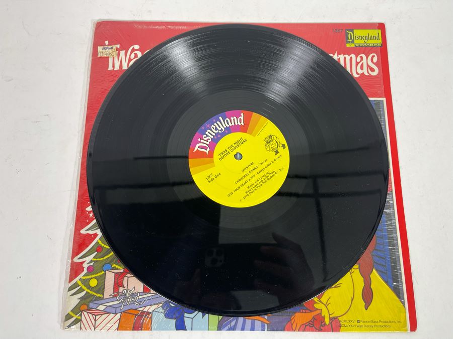 Disneyland Records ’Twas The Night Before Christmas Vinyl Record 1367 [Photo 4]