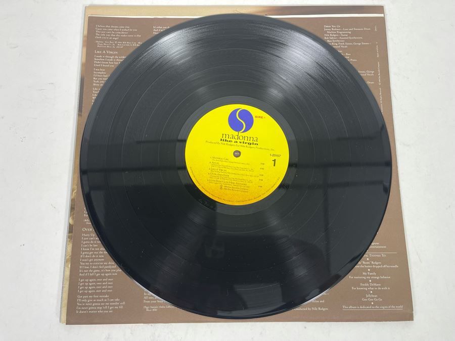 Madonna - Like A Virgin Vinyl Record [Photo 3]