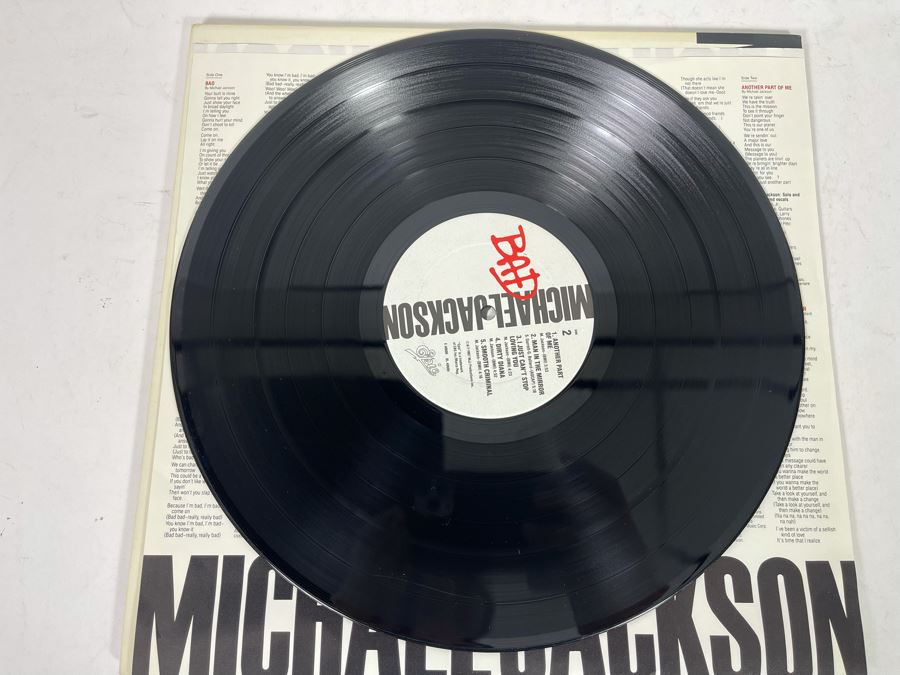 Michael Jackson - Bad Vinyl Record [Photo 5]