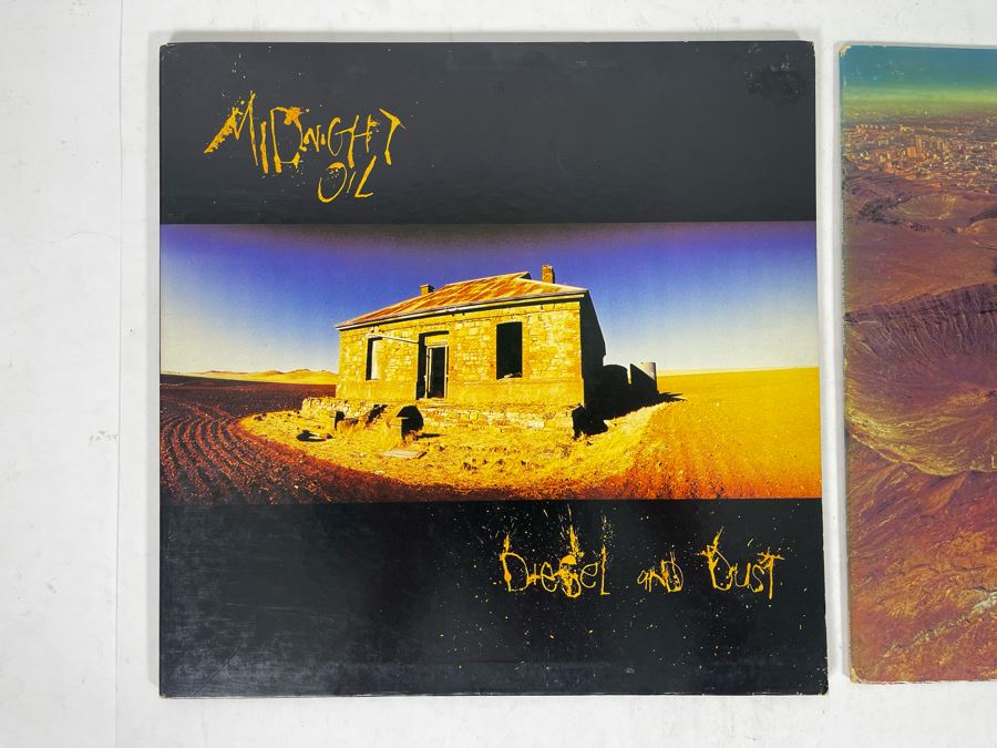 (2) Midnight Oil Vinyl Records