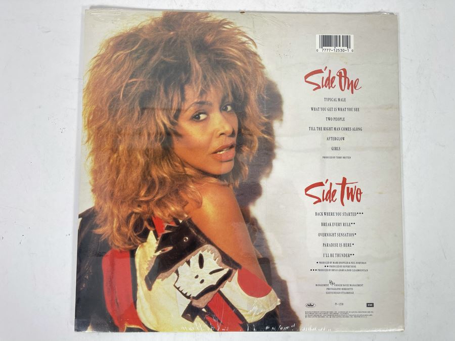 Sealed Copy Of Tina Turner - Break Every Rule Vinyl Record [Photo 2]