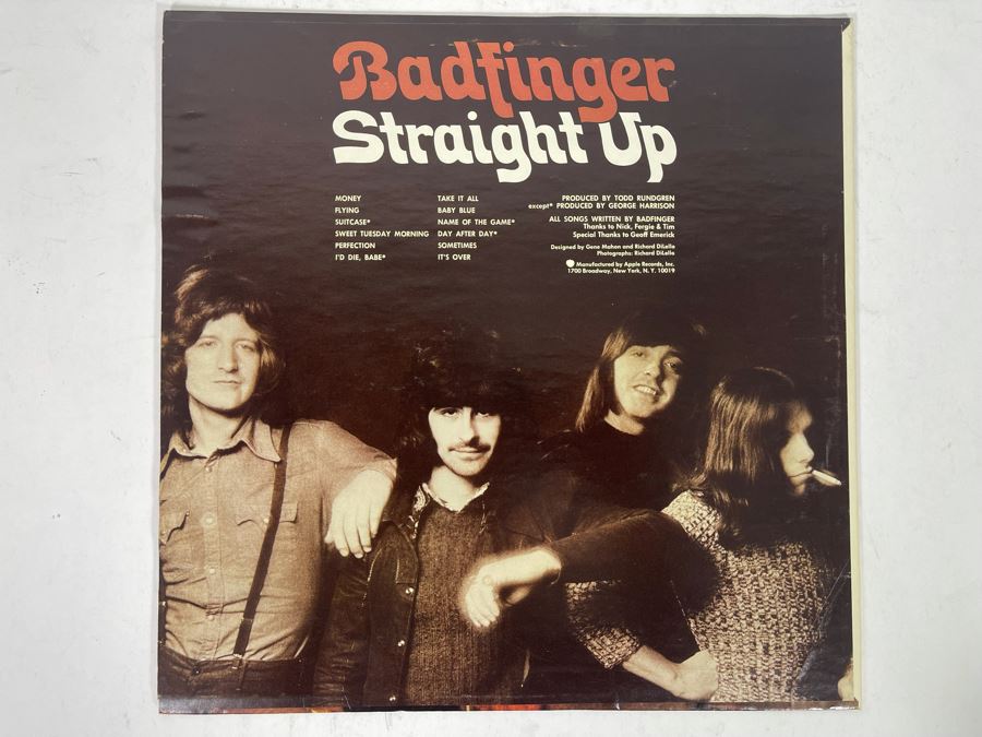 Badfinger - Straight Up Vinyl Record