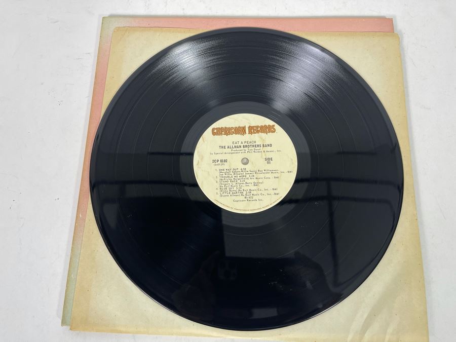 The Allman Brothers Band - Eat A Peach Vinyl Record [Photo 8]