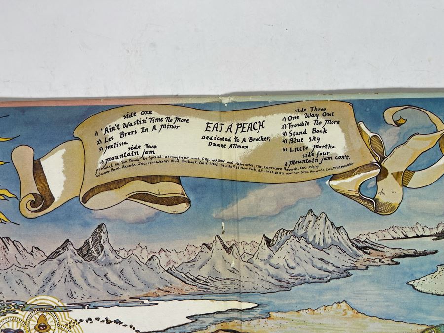 The Allman Brothers Band - Eat A Peach Vinyl Record [Photo 3]