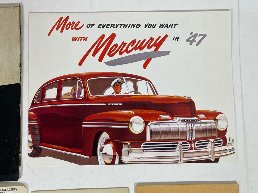1947 Mercury V-8 Operator’s Manual And Various Vintage 1947 Mercury Automobile Ephemera [Photo 4]