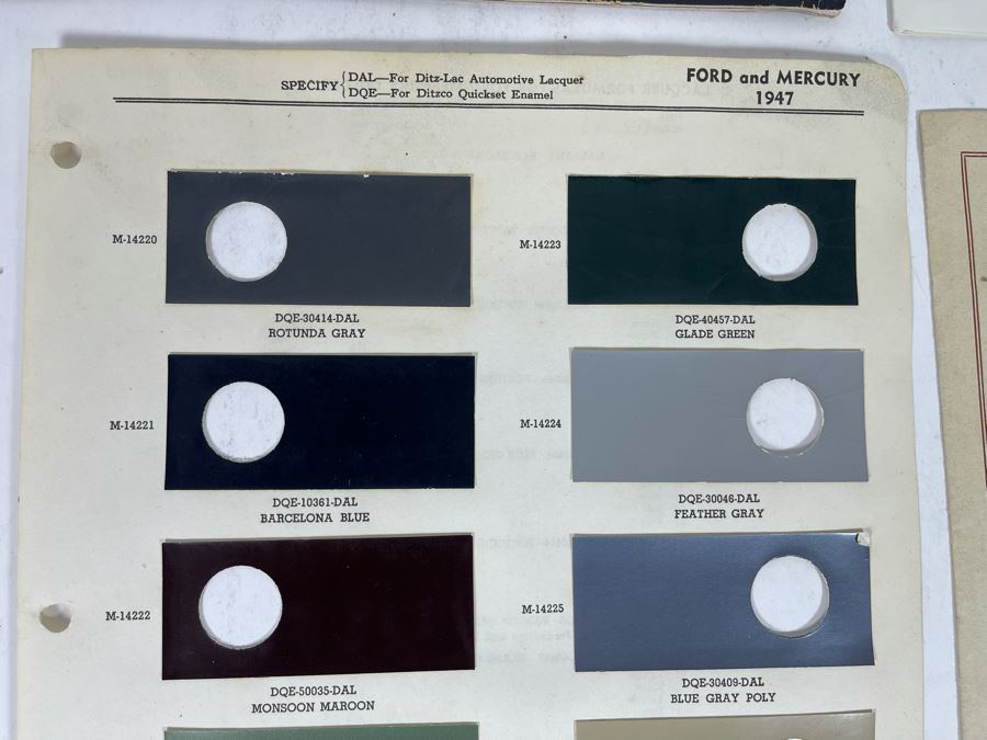 1947 Mercury V-8 Operator’s Manual And Various Vintage 1947 Mercury Automobile Ephemera [Photo 24]