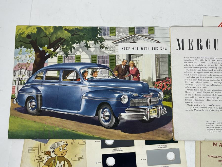 1947 Mercury V-8 Operator’s Manual And Various Vintage 1947 Mercury Automobile Ephemera [Photo 10]