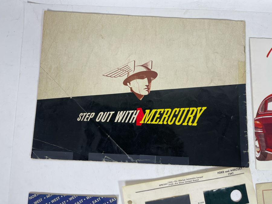 1947 Mercury V-8 Operator’s Manual And Various Vintage 1947 Mercury Automobile Ephemera [Photo 22]