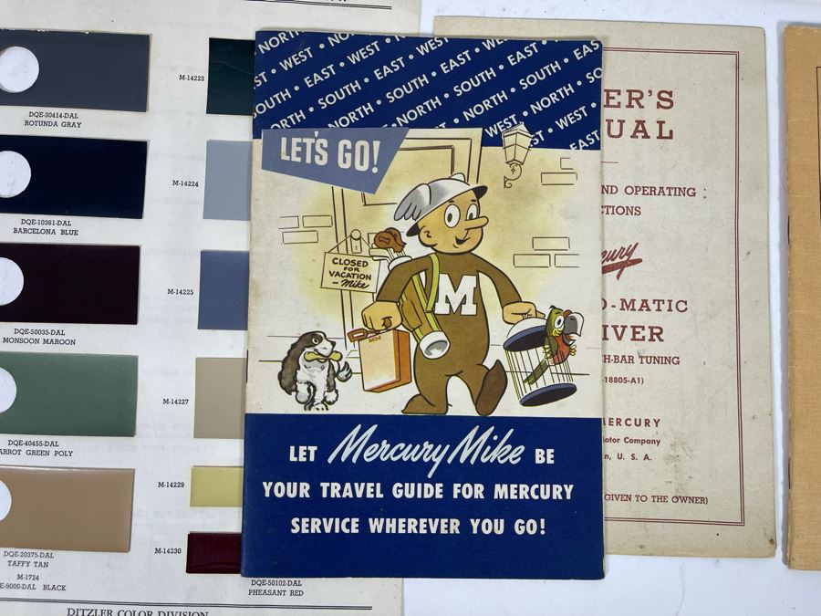 1947 Mercury V-8 Operator’s Manual And Various Vintage 1947 Mercury Automobile Ephemera [Photo 29]