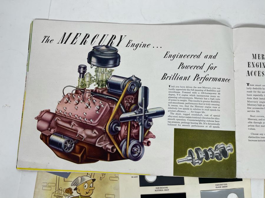 1947 Mercury V-8 Operator’s Manual And Various Vintage 1947 Mercury Automobile Ephemera [Photo 21]