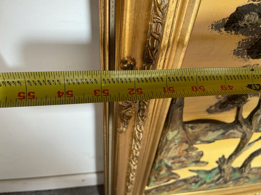 Vintage 3D Relief Ship Nautical Artwork Framed 53 X 30 [Photo 10]