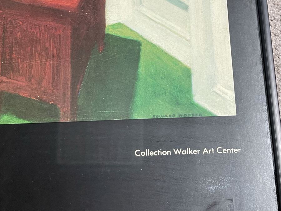 Vintage Edward Hopper Office At Night 1940 Walker Art Center Framed Poster 22 X 33 [Photo 5]