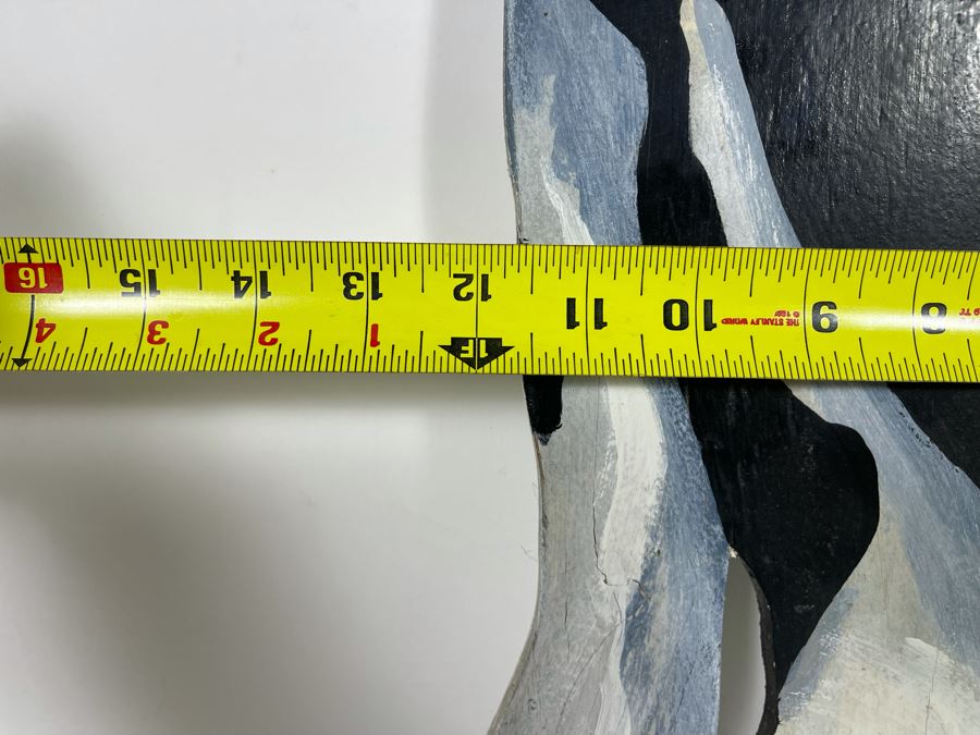 Double-Sided Hand Painted Wooden Cow Plaque 12 X 31 [Photo 5]