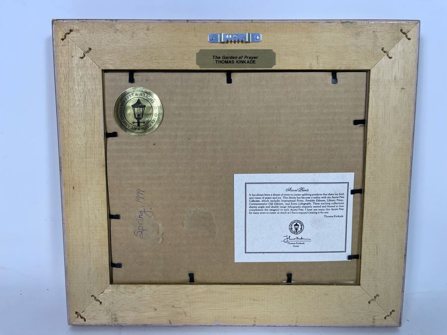 Thomas Kinkade Lithograph Framed 12.5 X 11 [Photo 5]