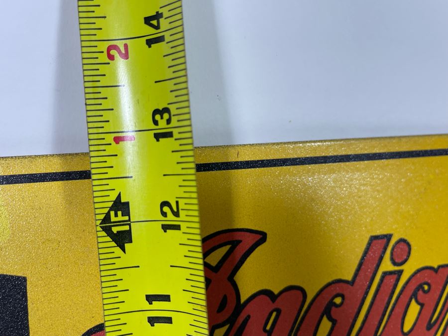 Pair Of Reproduction Indian Motorcycle Metal Signs Apx 16 X 12  [Photo 10]