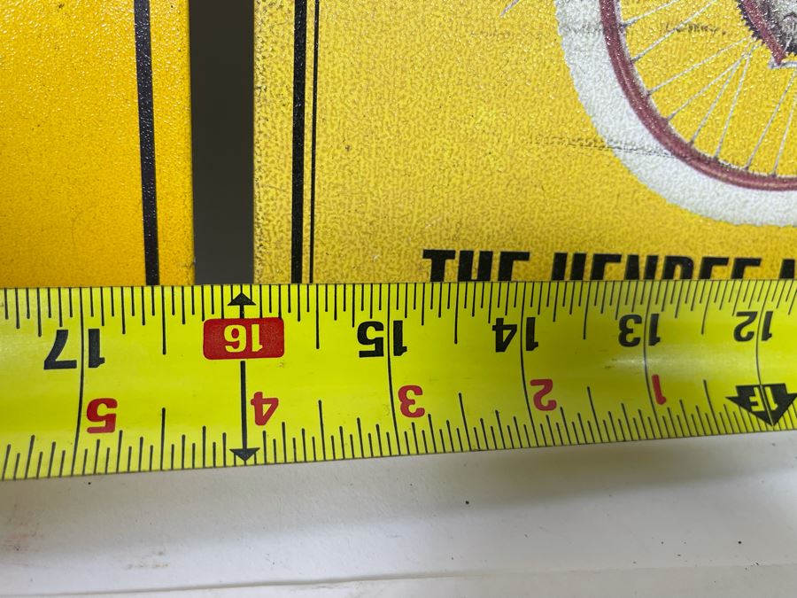 Pair Of Reproduction Indian Motorcycle Metal Signs Apx 16 X 12  [Photo 7]