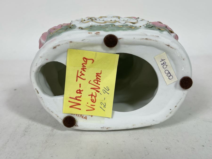 Chinese Porcelain Sitting Guan Yin Kuan Yin Statue 6W X 10H [Photo 12]