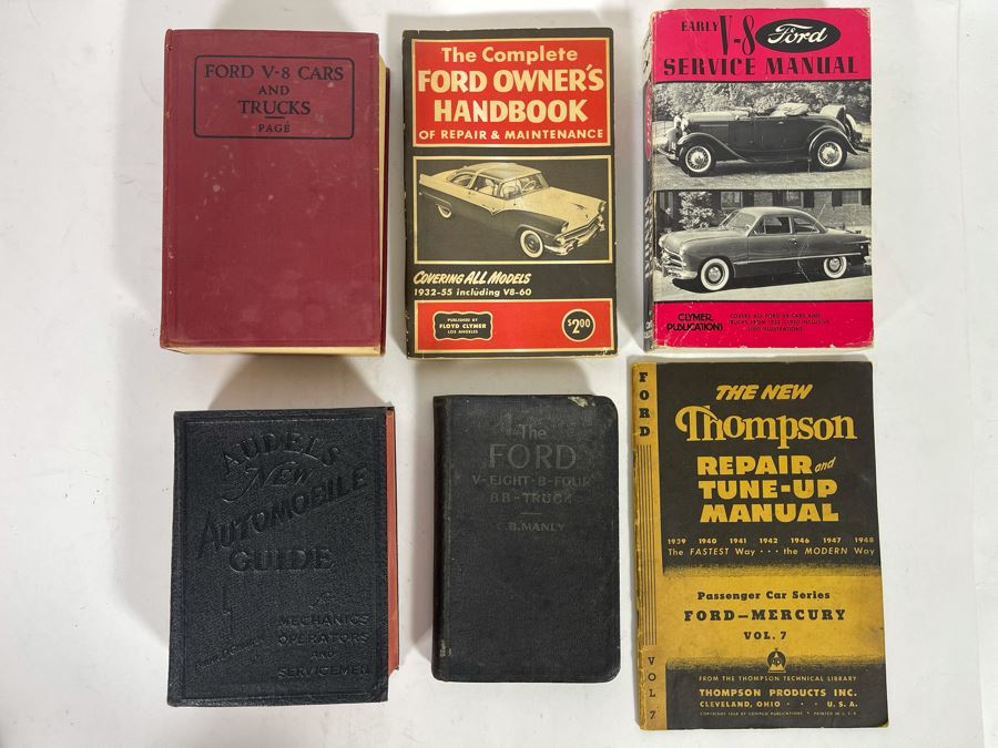 Various FORD Automobile Service Manuals And Books [Photo 1]