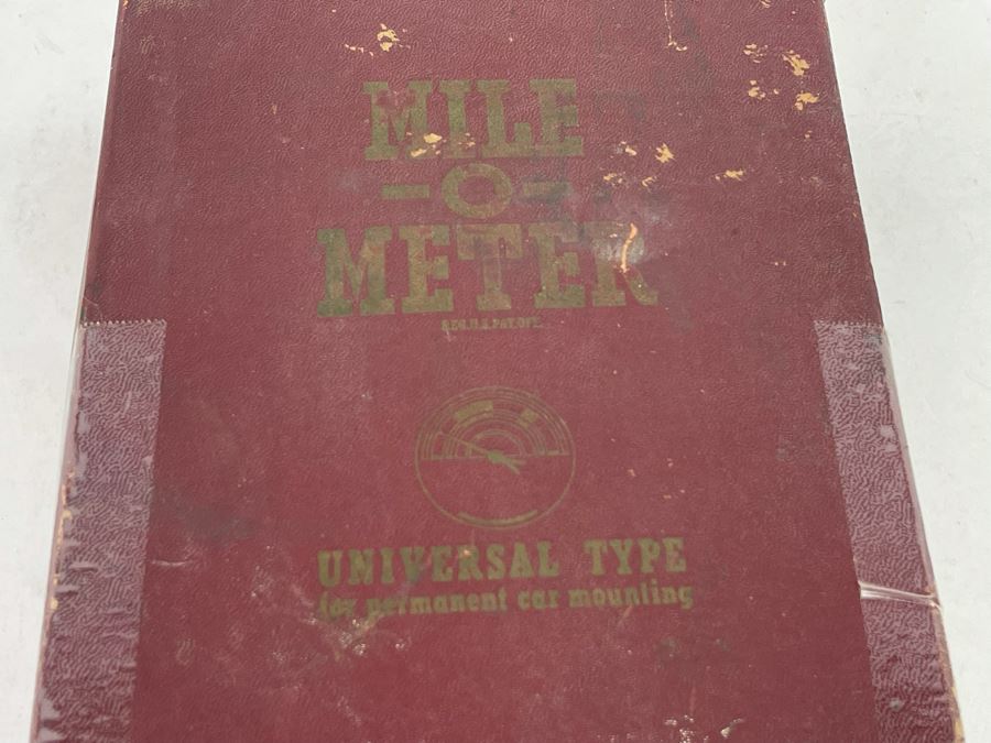 Mile -O- Meter Automobile Gauge By Gale Hall Engineering With Box [Photo 9]