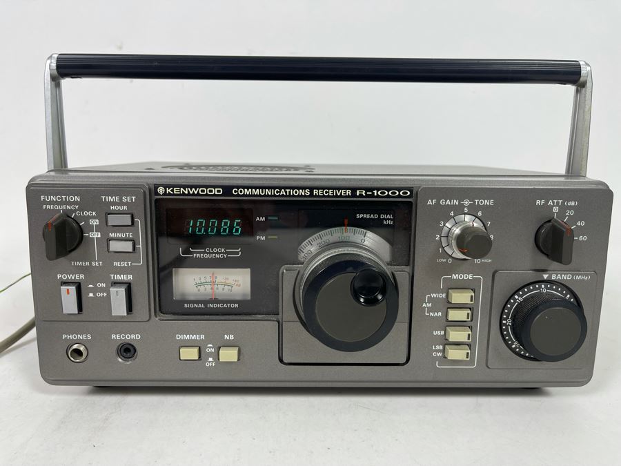 Kenwood Communications Receiver R1000 12.5W X 8D X 5H