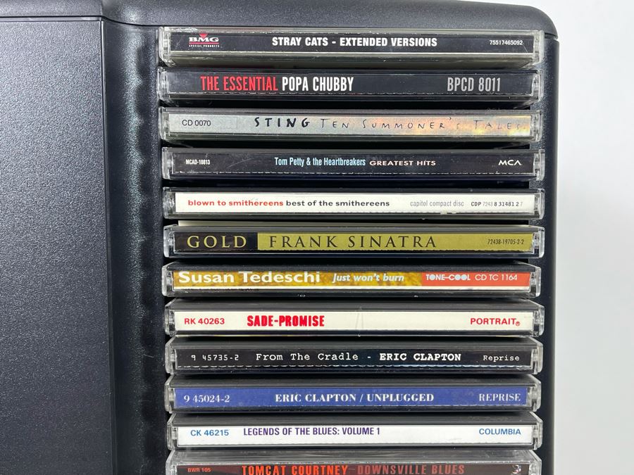 Huge Collection Of Rock & Roll / Blues CDs Plus (2) CD Holders [Photo 11]