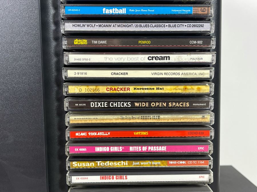 Huge Collection Of Rock & Roll / Blues CDs Plus (2) CD Holders [Photo 6]