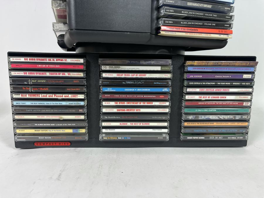 Huge Collection Of Rock & Roll / Blues CDs Plus (2) CD Holders [Photo 14]