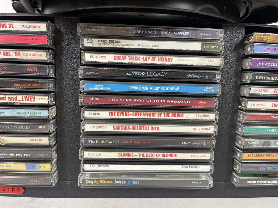 Huge Collection Of Rock & Roll / Blues CDs Plus (2) CD Holders [Photo 16]