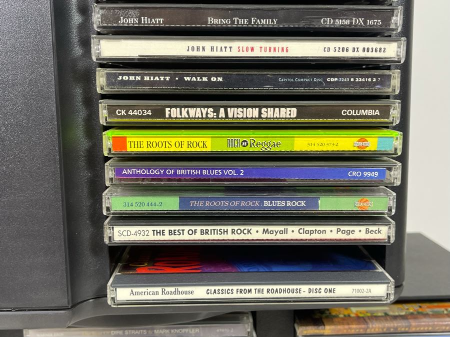 Huge Collection Of Rock & Roll / Blues CDs Plus (2) CD Holders [Photo 10]